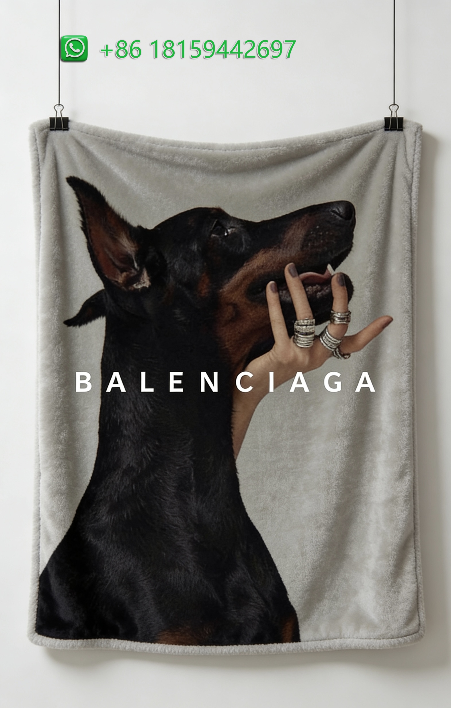 Balenciaga Throw Blankets